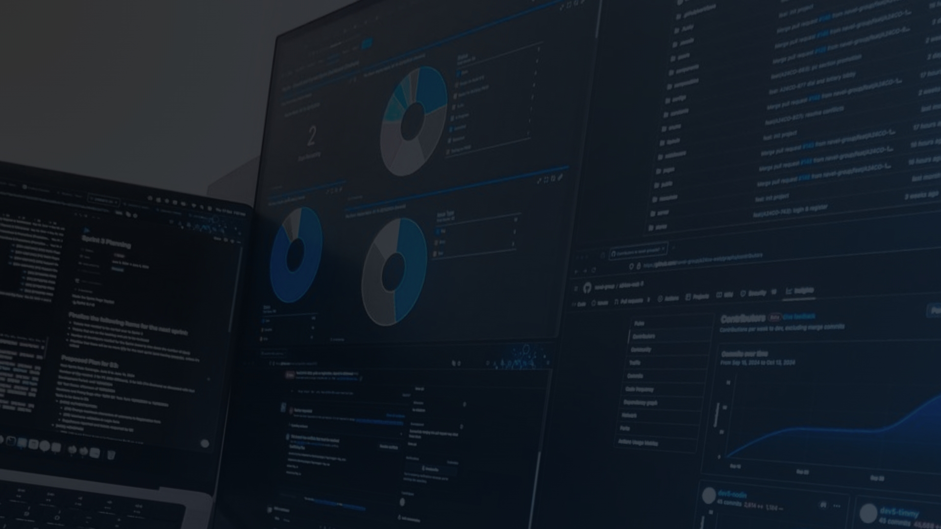 My typical work desk look, serving as background image