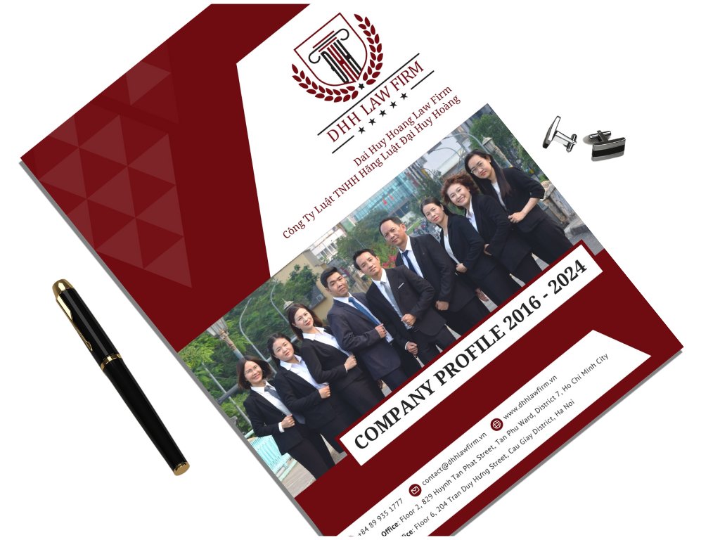 Company profile print design for DHH Law Firm